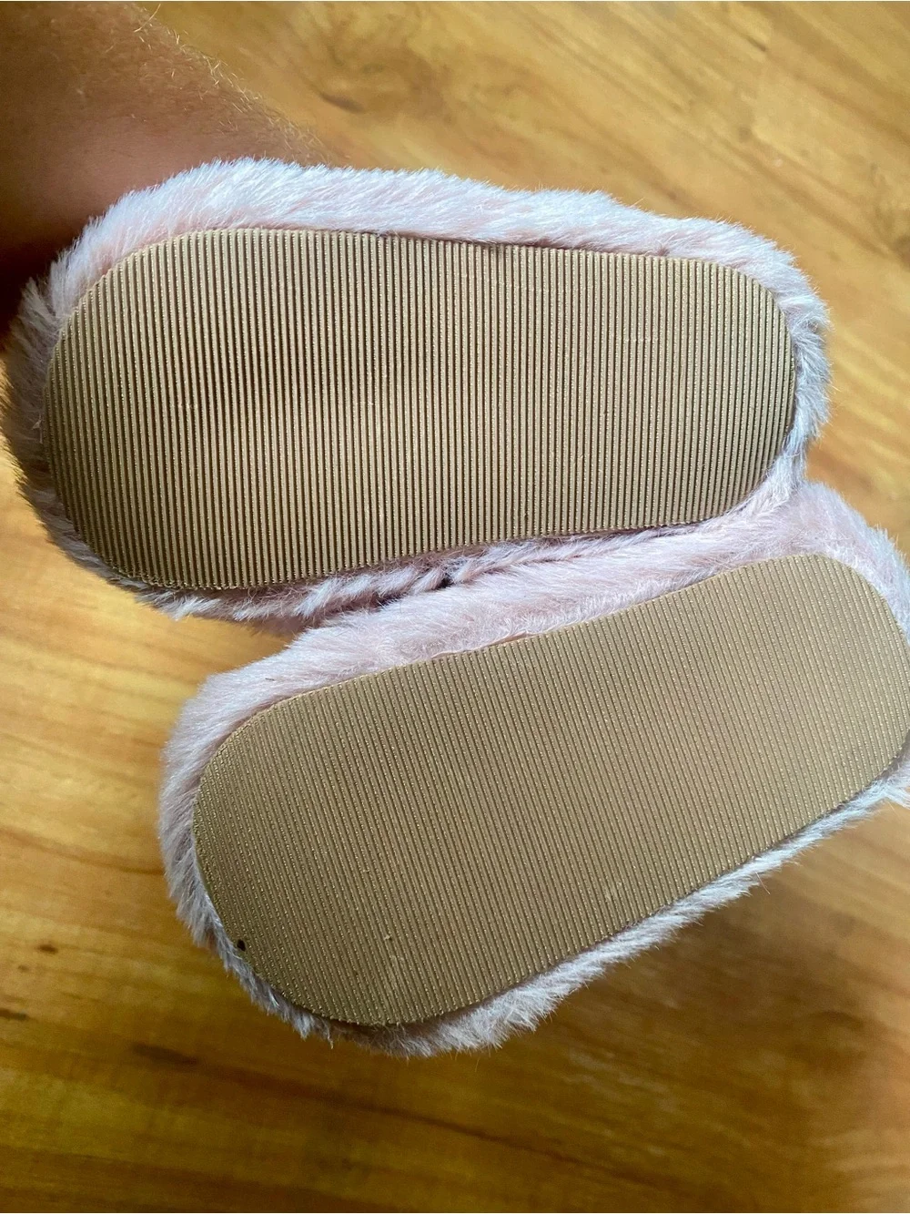 Kids Plush Slip-On Slippers with Elastic Back - Pink